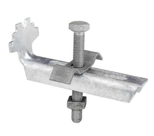 Attache inox avec cavalier - maille 30x30