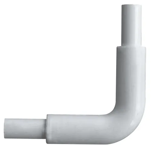 Garde-corps polyester - raccord coudé pour sous-lisse