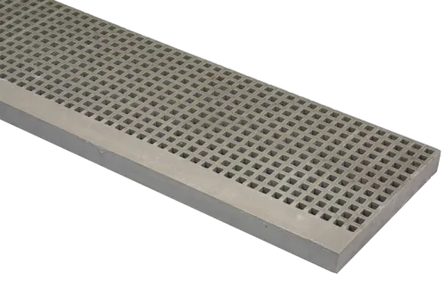 Marche polyester gris concave 19x19 BP 38/7