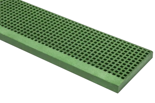 Marche polyester vert concave 19x19 BP 38/7