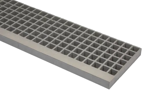 Marche polyester gris concave 38x38 BP 38/7