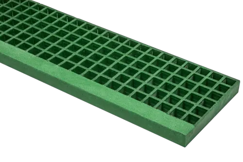 Marche polyester vert concave 38x38 BP 38/7