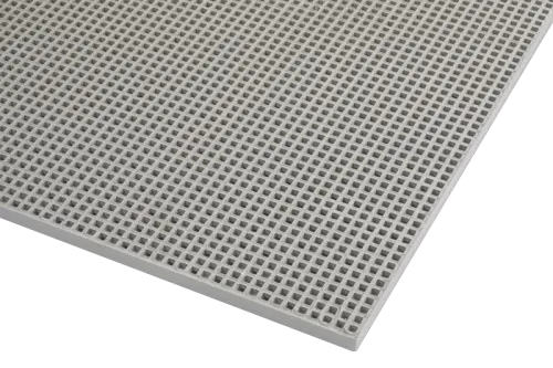 Caillebotis polyester 19x19 gris silicé H30 Ep7