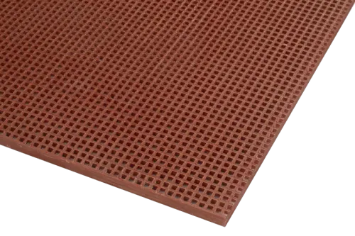Caillebotis polyester 19x19 orange silicé H30 Ep7