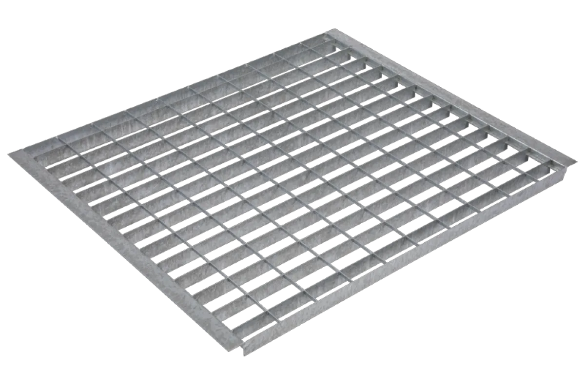 Caillebotis pressé pour rayonnage type Z 60x100 BP 40/2