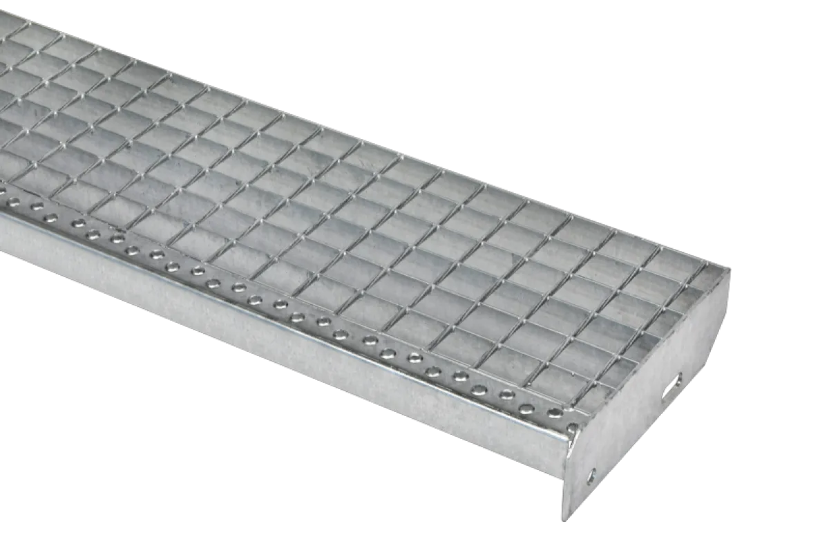 Marche électroforgée galva 30x30 BP 30/2