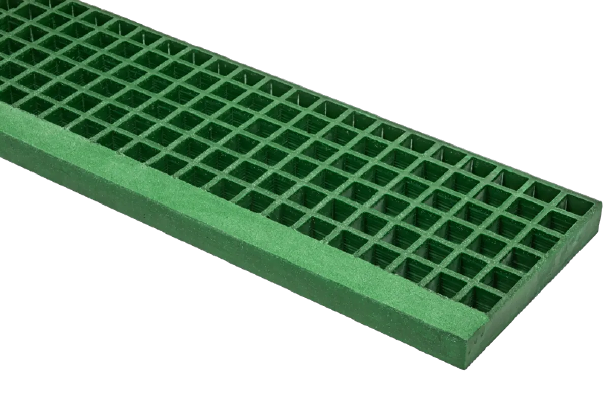 Marche polyester vert concave 38x38 BP 38/7
