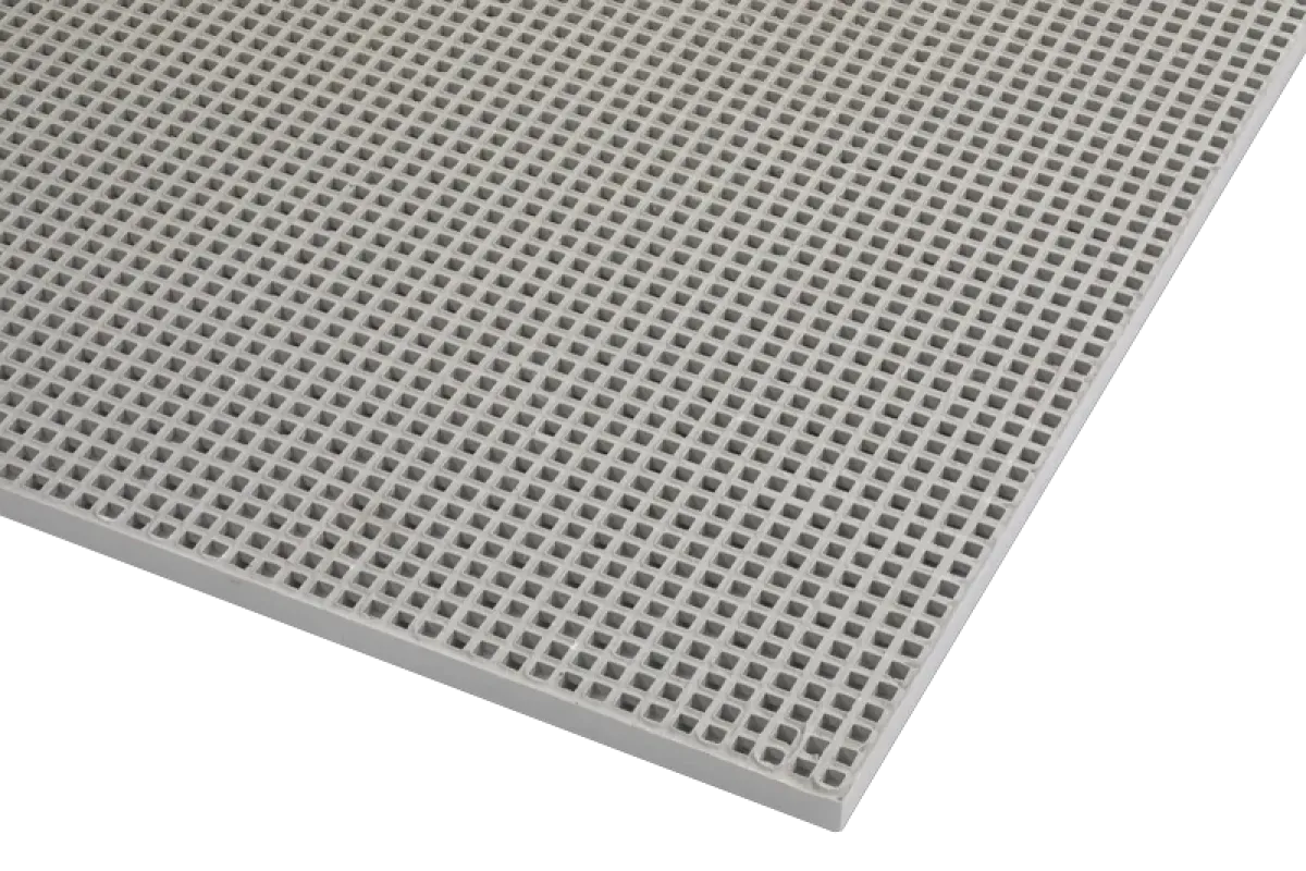 Caillebotis polyester 19x19 gris silicé H20 Ep7