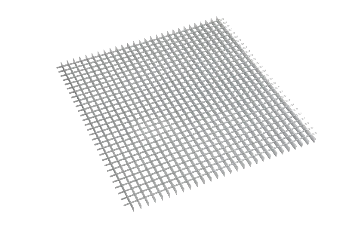 Nappe pressée galva 30x30 BP 30/2 - zoom 1