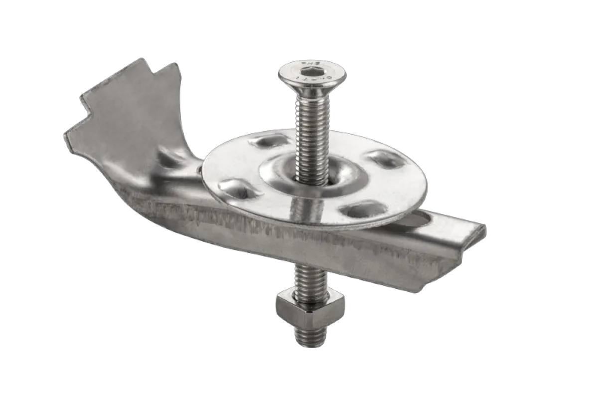 Attache complète inox 316 pour polyester - maille 19x19