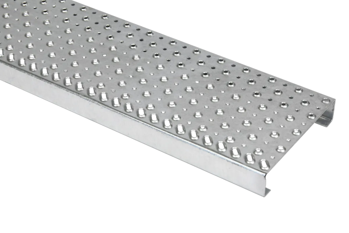 Grille de sécurité PS-PMR galva avec nez de marche