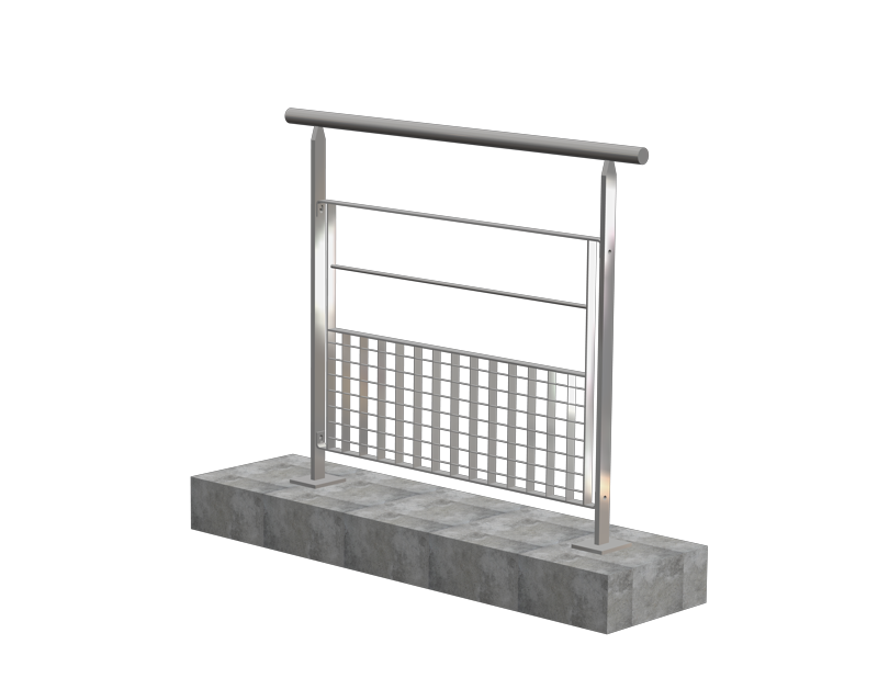 Guardrail or infill panel
