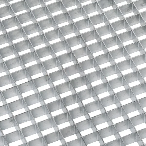 Full pressed grating for industrial floors