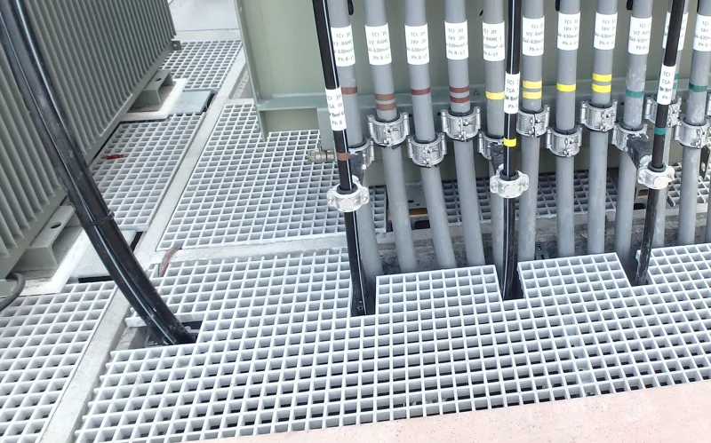 FRP grating is easy to cut on site according to your requirements
