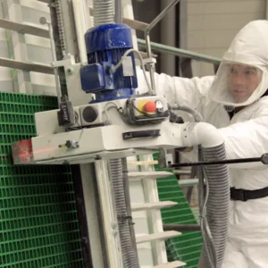 manufacturing and custom-made service - fiberglass panel cutting