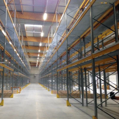 project reference grating for shelving providing visibility of stored items