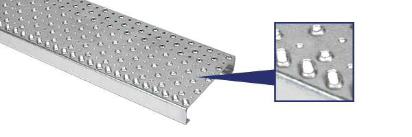 profile grating step ps pmr with galvanized nose