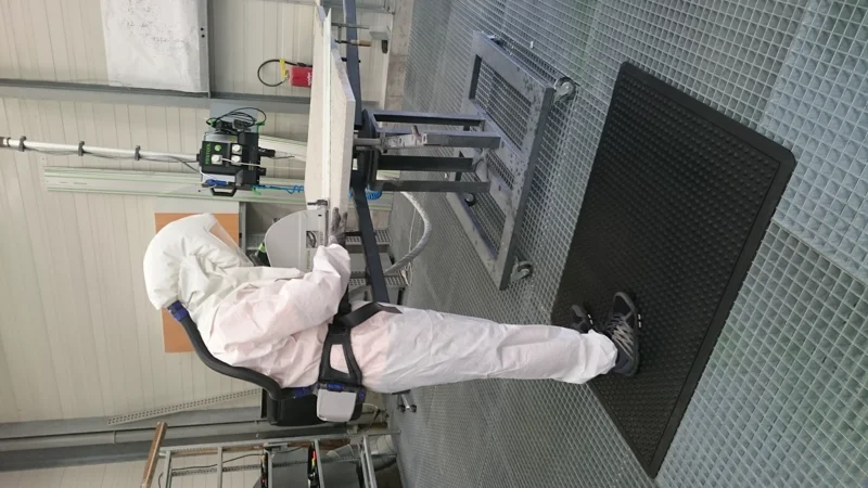 caillebotis caoutchouc dôme, idéal station debout prolongée