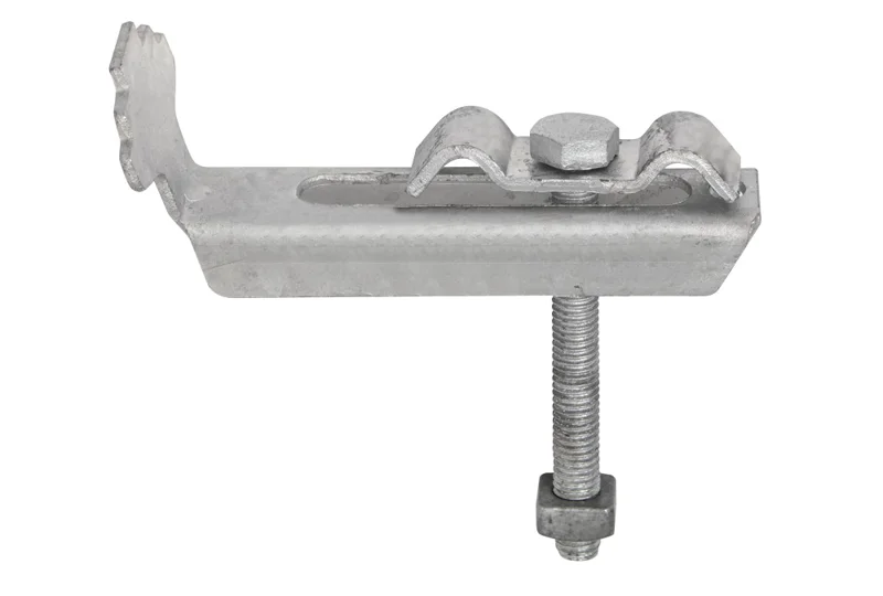 attache de fixation galva standard avec cavalier