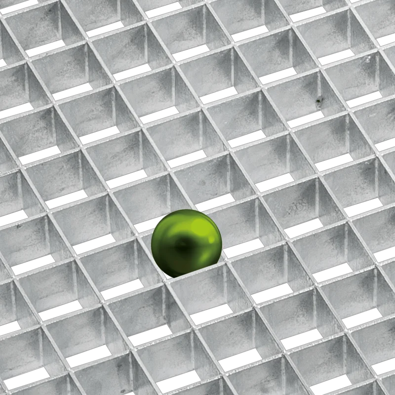 schéma d'un caillebotis mi fer étanchéité