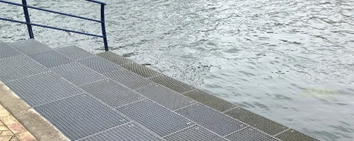 visuel titre réalisation caillebotis mi fer pour décoration