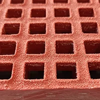 caillebotis polyester coloris orange