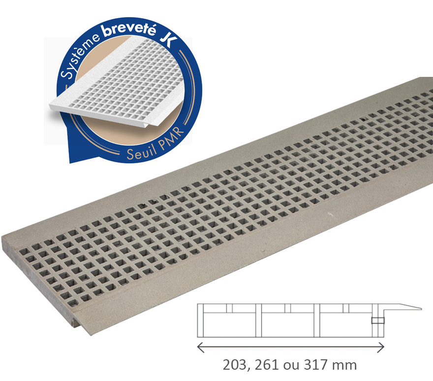 picto et photo seuil de porte pmr pour programme de stock polyester