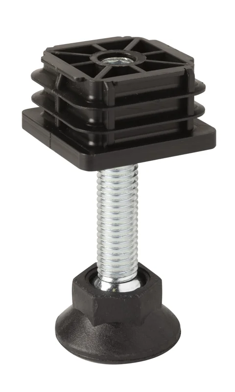 pied pour caillebotis polyester et acier 30x30