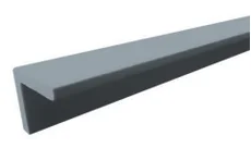 profilé polyester cornière silicée grise