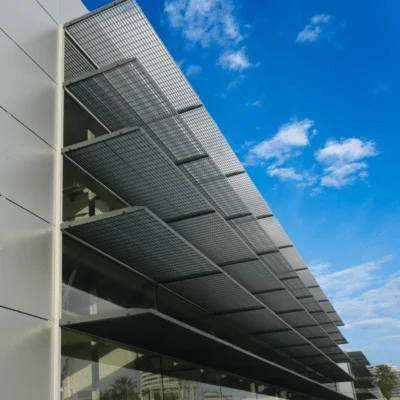 référence réalisation caillebotis pressé pour brise soleil