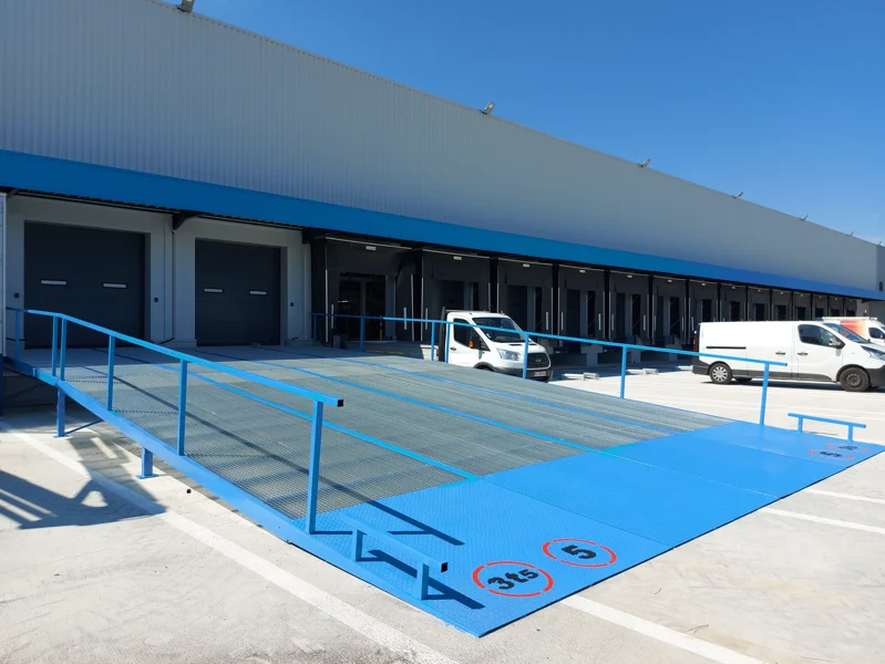 Caillebotis lourd pour plateforme de chargement et livraison