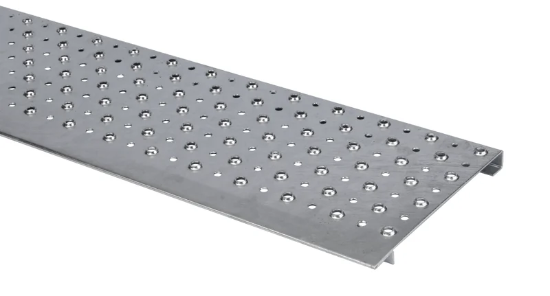 Grille de sécurité avec cornière intégrée