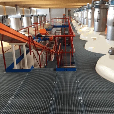 référence réalisation caillebotis galva pour platelage