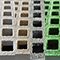3 colors available: Beige (RAL1001); Green (RAL 6010), Grey (RAL 7035)