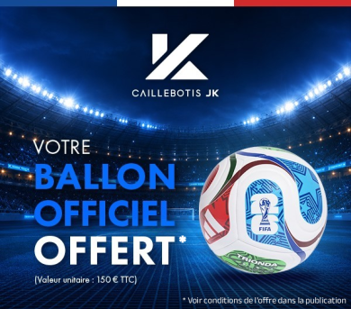 JK Technic vous offre le ballon officiel 2026